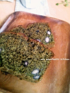 卵不使用*黒豆抹茶パウンドケーキ-レシピのメイン写真