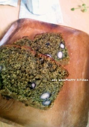 卵不使用*黒豆抹茶パウンドケーキ-レシピのメイン写真