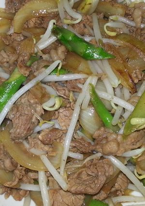 牛肉とアスパラの中華炒め-レシピのメイン写真