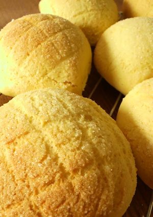 焼きたてサクふわ～簡単メロンパン！-レシピのメイン写真