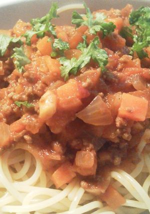ミートソーススパゲティ-レシピのメイン写真