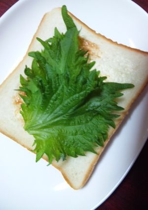 梅と紫蘇のトースト-レシピのメイン写真