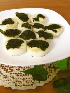 ズボラで簡単!長いもの海苔チーズ焼き-レシピのメイン写真