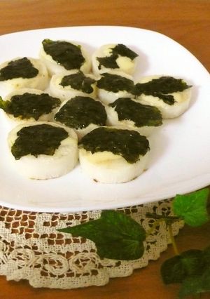 ズボラで簡単！長いもの海苔チーズ焼き-レシピのメイン写真