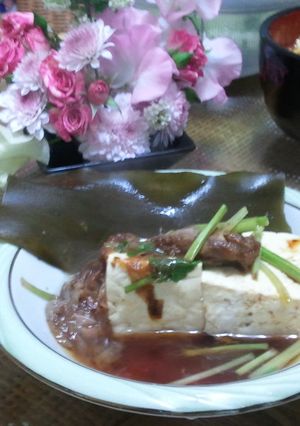 本格出汁を吸った湯豆腐-レシピのメイン写真