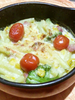 野菜たっぷりホットミルクマカロニグラタン-レシピのメイン写真