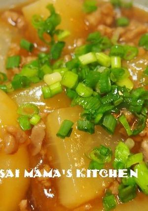 大根のひき肉あんかけ-レシピのメイン写真