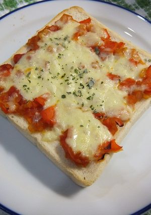 キャロットマトトースト-レシピのメイン写真