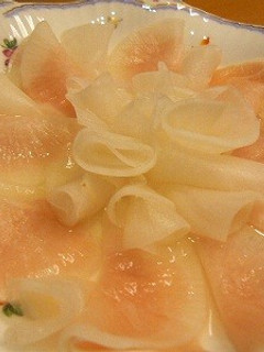 大根と生ハムのオードブル★甘酢でマリネ風-レシピのメイン写真