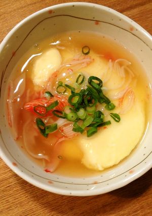 カニカマ餡かけたまご豆腐-レシピのメイン写真