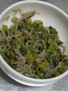 ▽ 大根の茎でシャキシャキおかず-レシピのメイン写真