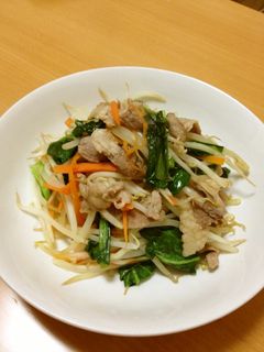安い豚肉でも美味しい野菜炒め♪-レシピのメイン写真