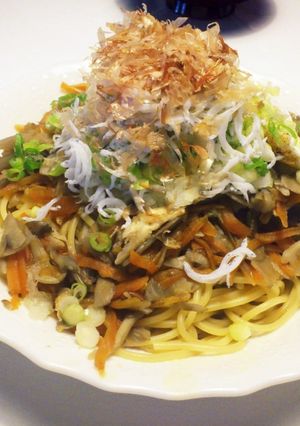 和風ちりめんパスタ-レシピのメイン写真