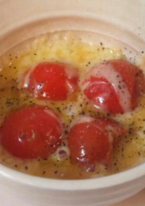 超簡単☆プチトマトとチーズをレンジでチン-レシピのメイン写真