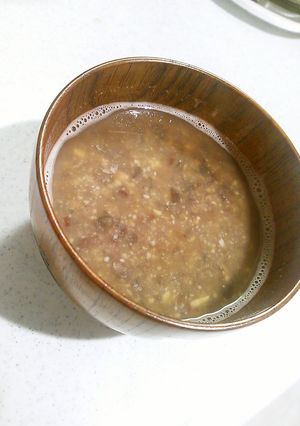 【糖質制限】黒豆入りなんちゃってぜんざい-レシピのメイン写真