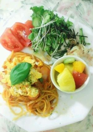 野菜たっぷりナポリタン-レシピのメイン写真