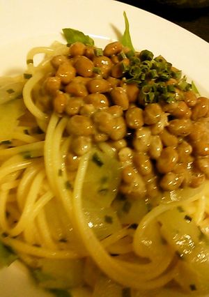 納豆と玉葱の和風パスタ♪-レシピのメイン写真