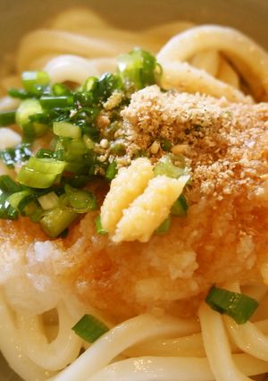 釜あげうどん、頑張ってかき揚げを添えて~-レシピのメイン写真