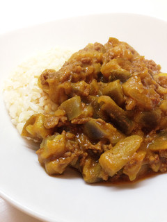 なすと挽肉のカレー-レシピのメイン写真