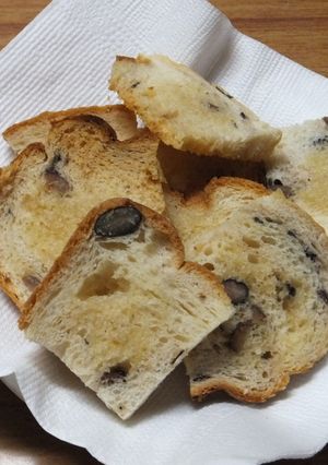 かんたん♪ラスク（黒豆食パン編）-レシピのメイン写真