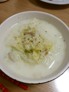 簡単☆野菜たっぷりホットミルクスープ-レシピのメイン写真