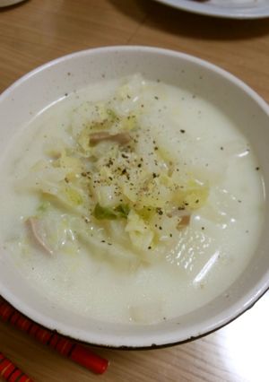 簡単☆野菜たっぷりホットミルクスープ-レシピのメイン写真