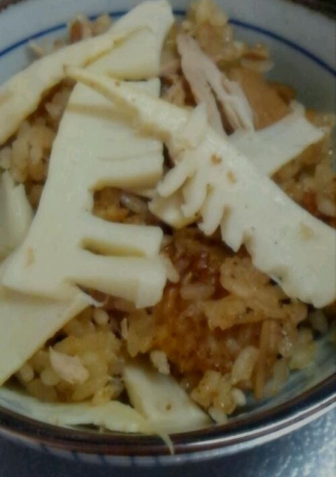 筍となめ茸の炊き込みご飯-レシピのメイン写真