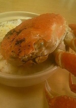 給料日後のカニ雑炊-レシピのメイン写真
