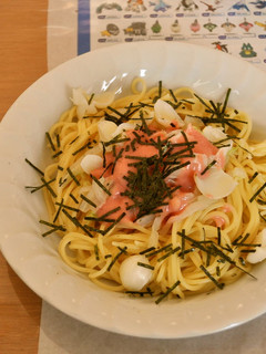 ユリ根と白菜のたらこのパスタ-レシピのメイン写真