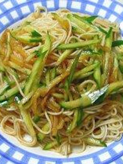 くらげきゅうりそうめん-レシピのメイン写真