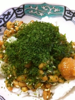 青海苔た~っぷりの納豆丼-レシピのメイン写真