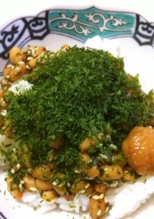 青海苔た~っぷりの納豆丼-レシピのメイン写真