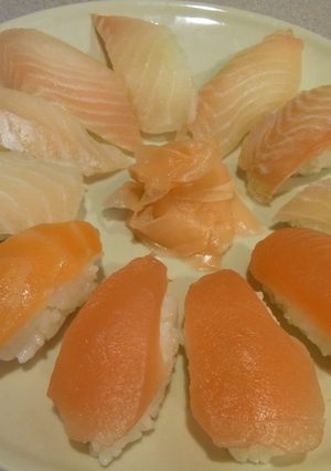 パックご飯でつくる握り寿司-レシピのメイン写真