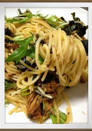 【超簡単】サバみそパスタ-レシピのメイン写真