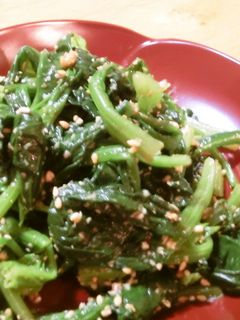 *簡単♪ほうれん草の胡麻和え*-レシピのメイン写真