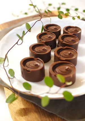 洋酒香る＊*大人の林檎チョコ-レシピのメイン写真