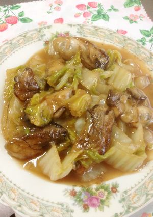 牡蠣と白菜♪♪トロぷるんオイスター炒め-レシピのメイン写真