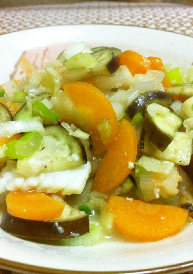 あまりもの野菜とシーフードの塩麹炒め-レシピのメイン写真