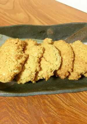 オートミールのナッツクッキー-レシピのメイン写真
