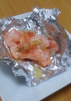 冷凍可！離乳食後期☆鮭のホイル焼き-レシピのメイン写真