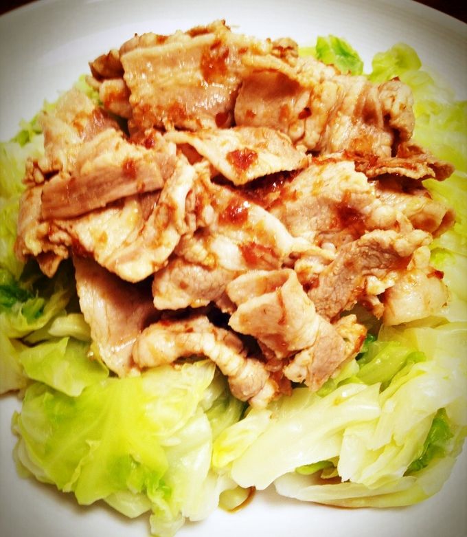 簡単味付！茹でキャベツと豚肉のおかか和え-レシピのメイン写真