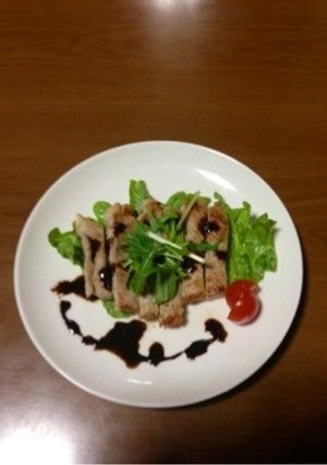 豚肉のソテーバルサミコソースを添えて-レシピのメイン写真