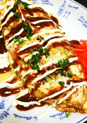 野菜たっぷりのとん平風オムレツ-レシピのメイン写真