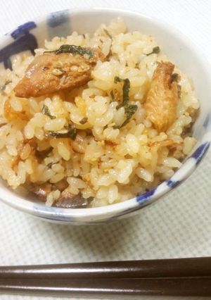 簡単☆いわし缶で炊き込みご飯-レシピのメイン写真