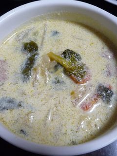 野菜たっぷり豆乳スープ(*´・△・` )-レシピのメイン写真