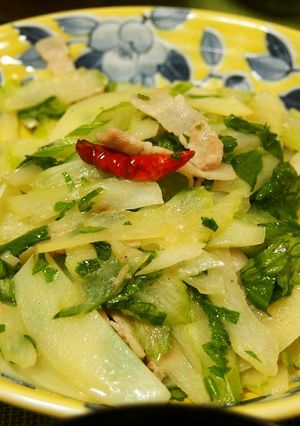 シャキシャキじゃがいもとセロリの炒め-レシピのメイン写真
