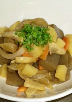 ヘルシー☆こんにゃく&野菜炒め-レシピのメイン写真