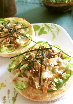 レモン×醤油麹　ピーマン　和トースト-レシピのメイン写真