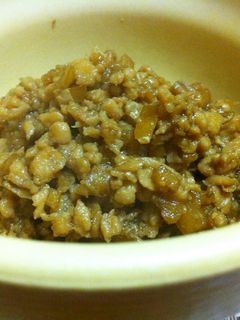 簡単常備菜!鶏肉のつくだ煮-レシピのメイン写真