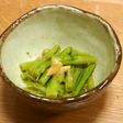 春菊の茎のからしポンあえ☆